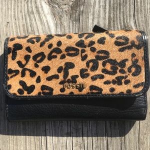 Cheetah print fossil wallet